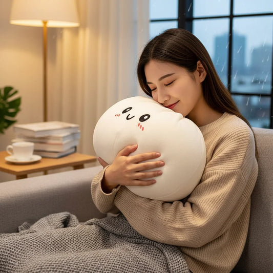 Large Dumpling Squishy Plush