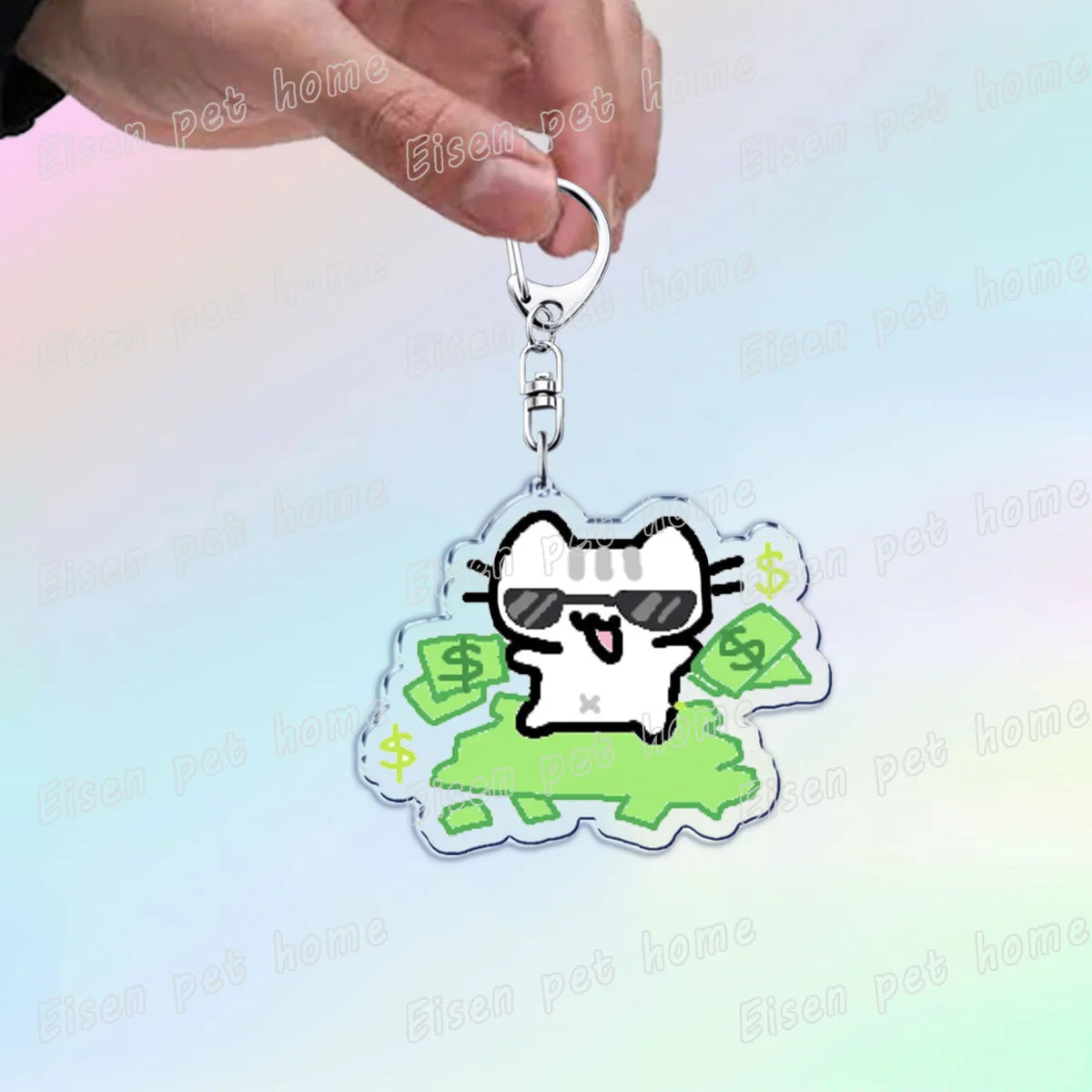 Cute Cat Cartoon Keychains