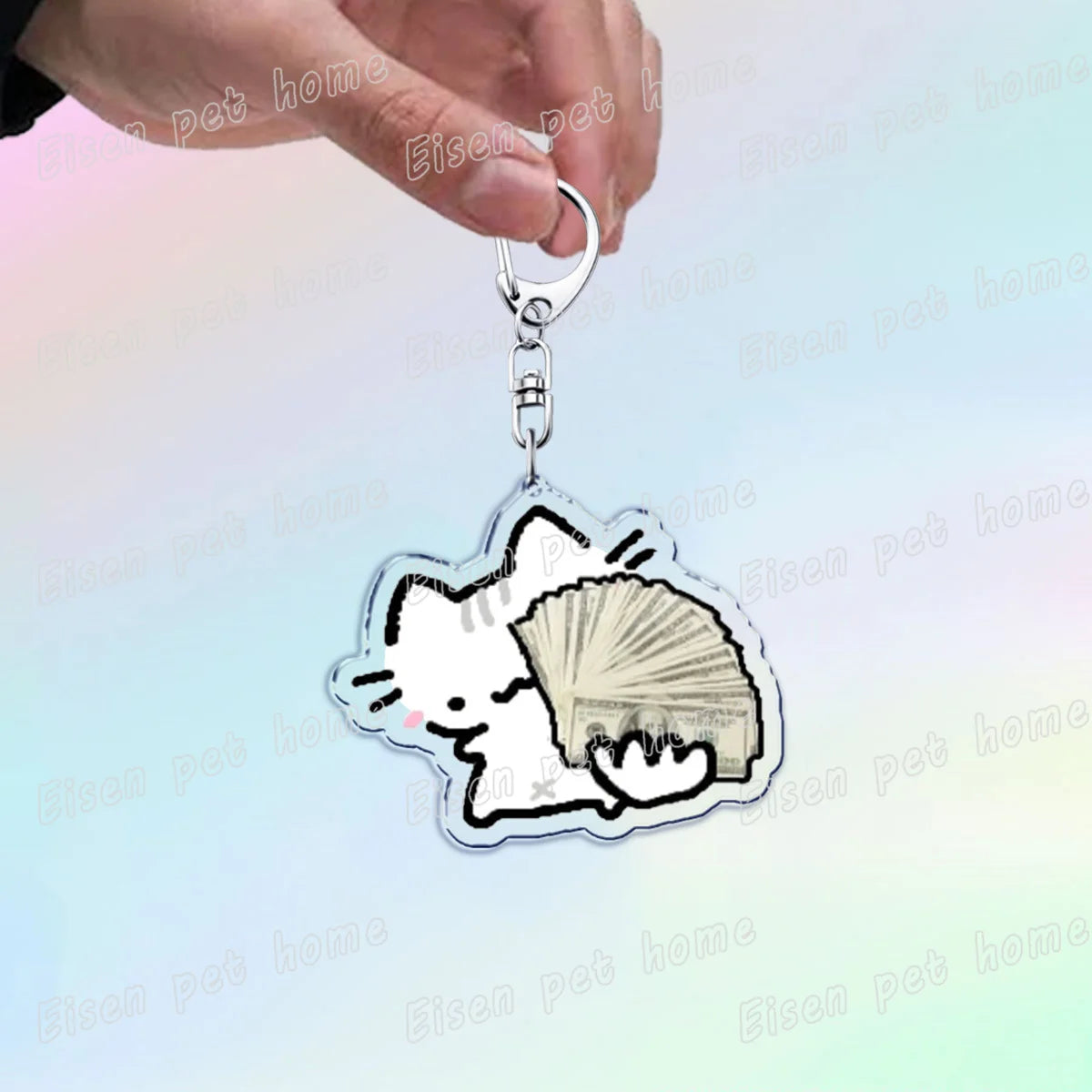 Cute Cat Cartoon Keychains