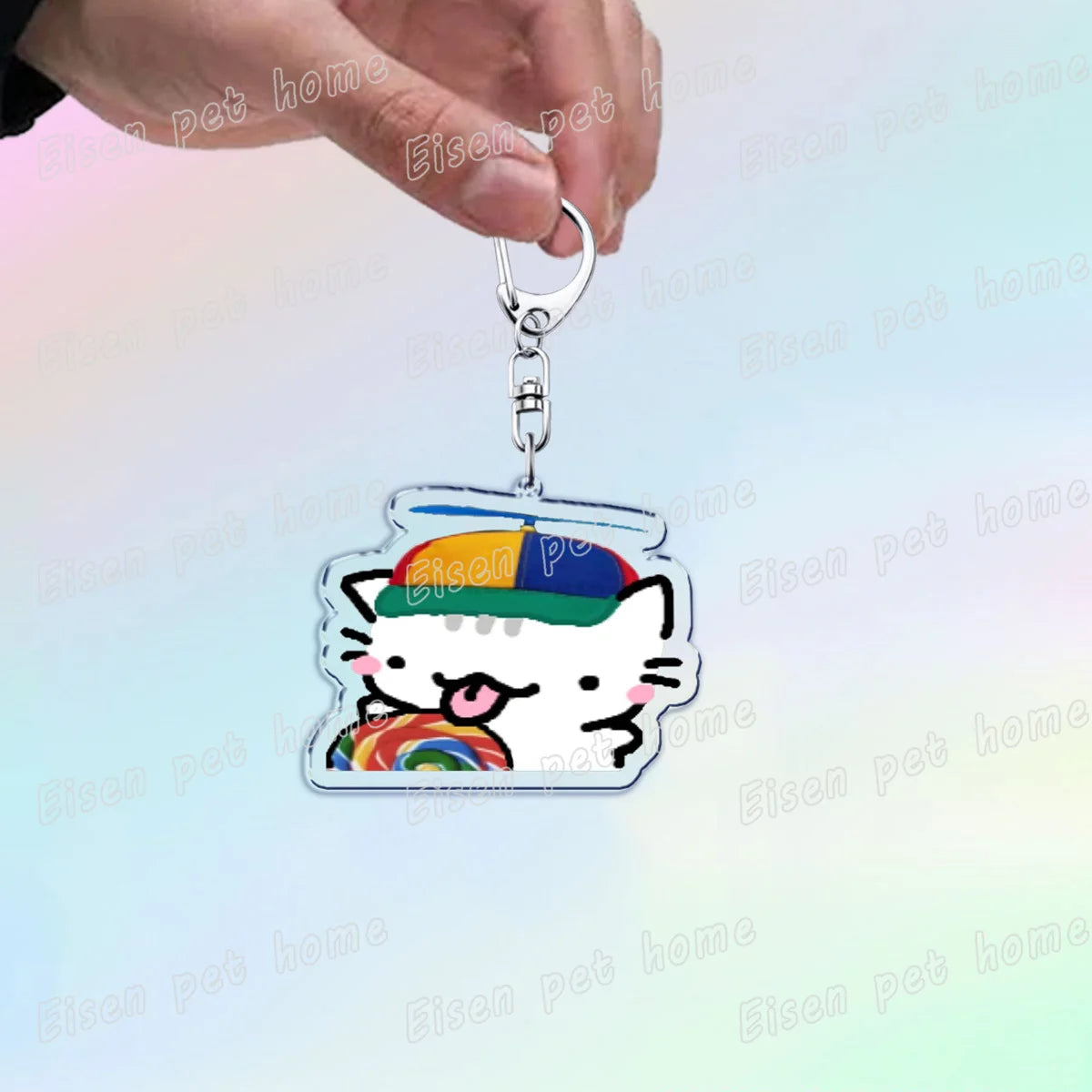 Cute Cat Cartoon Keychains