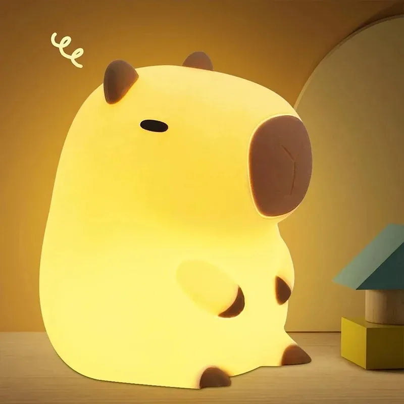 Cute Pet Capybara Night Light