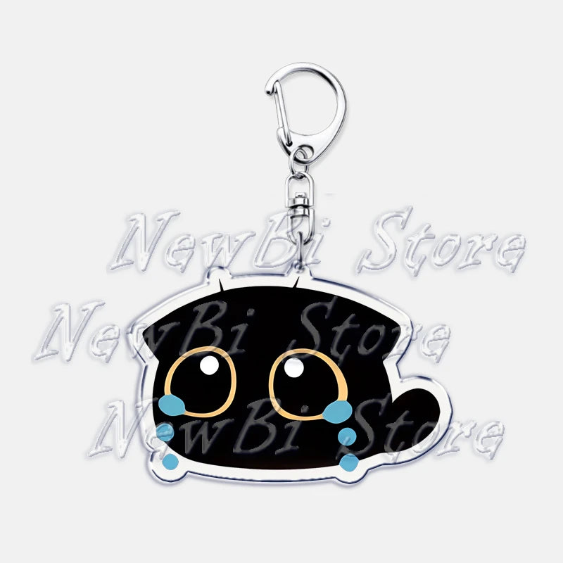 Cute Little Black Cat Keychain