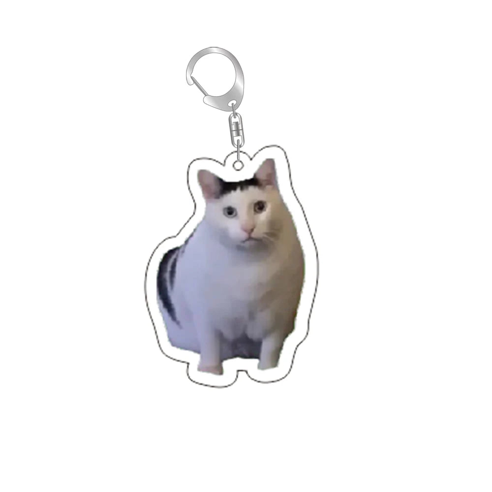 Funny Cat Memes Keychain