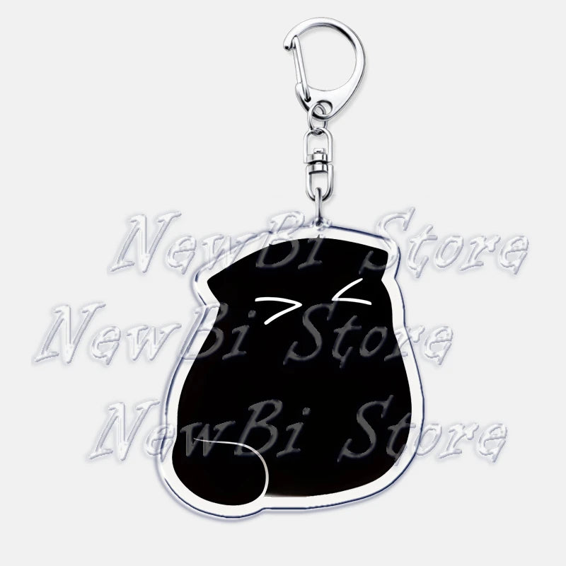 Cute Little Black Cat Keychain