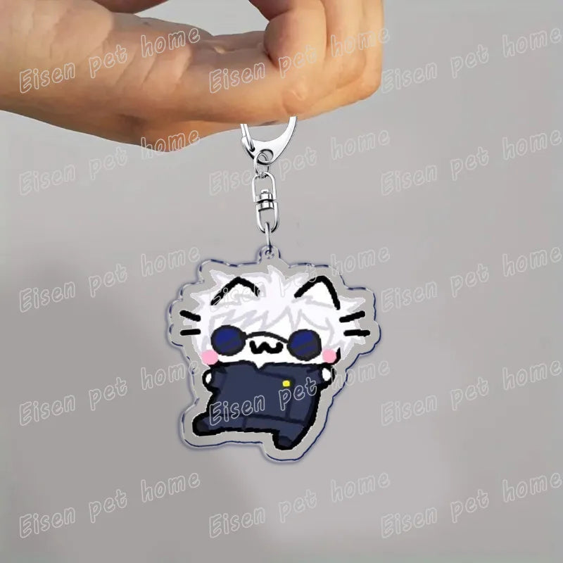 Cute Cat Cartoon Keychains
