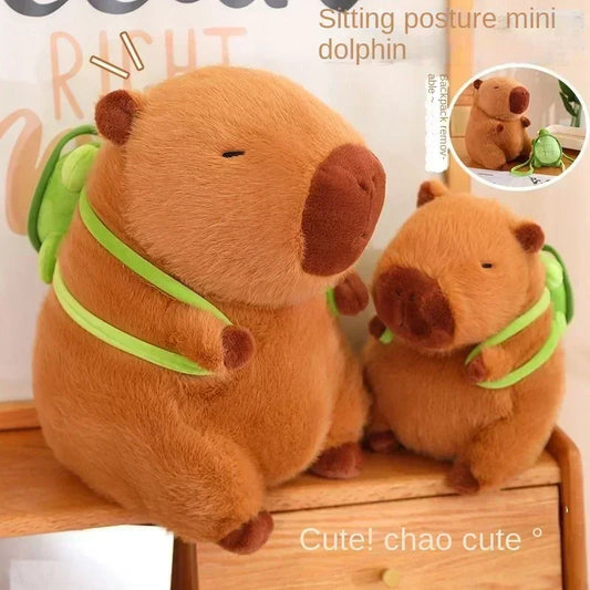 Cute capybara plush doll