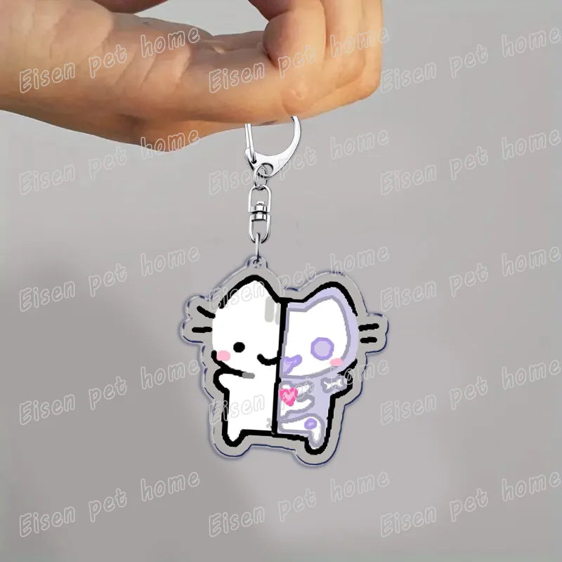 Cute Cat Cartoon Keychains