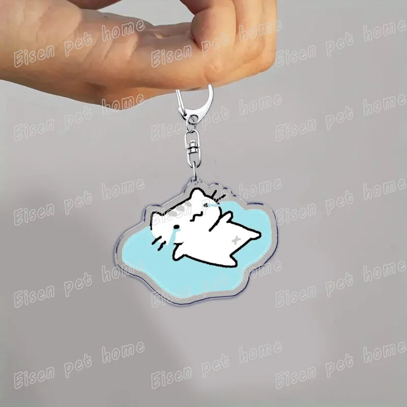 Cute Cat Cartoon Keychains
