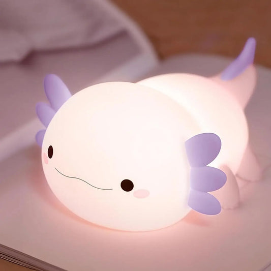 Purple Axolotl Lamp LED